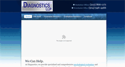 Desktop Screenshot of diagnosticsllp.com